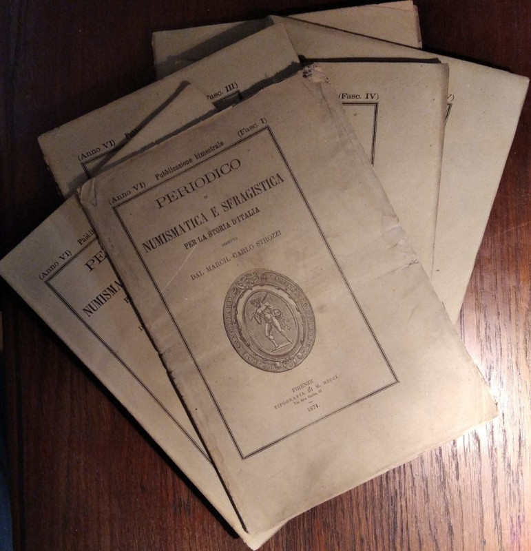 PERIODICO DI NUMISMATICA E SFRAGISTICA PER LA STORIA D’ITALIA diretto dal March....