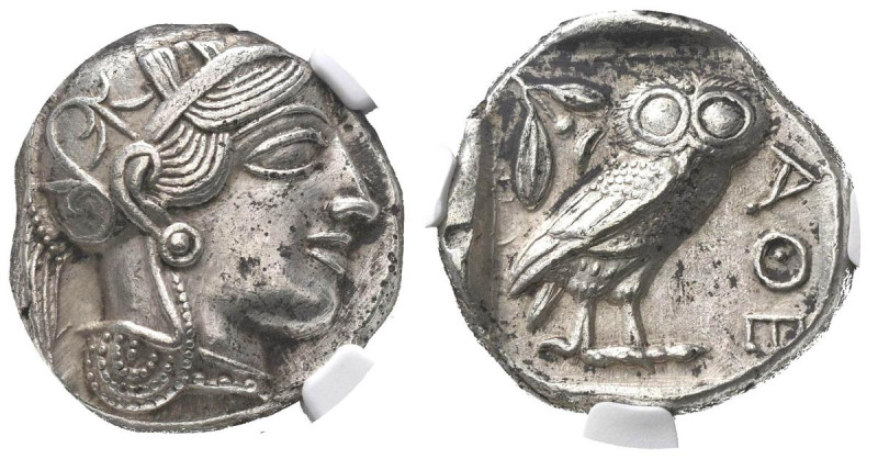 ATTICA, Atenas. Tetradracma. (Ar. 17,20g/22mm). 454-404 a.C. (SNG Copenhagen 31)...