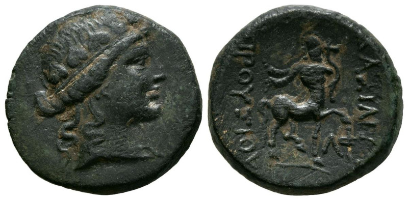 REINO DE BITHYNIA, Prusias II Cynegos. Ae21. (Ae. 5,23g/21mm). 182-149 a.C. (HGC...