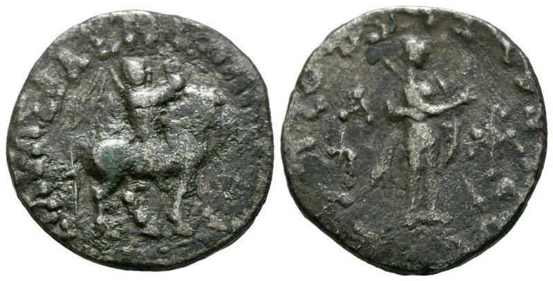 INDOESCITAS, Azes II. Tetradracma. (Ae. 8,36g/23mm). 28-12 a.C. (HGC 12, 637). A...