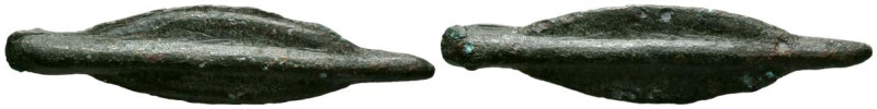 MOESIA, Istros. Moneda tipo flecha. (Ae. 5,06g/45mm). Siglo VI-Siglo V a.C. (SNG...