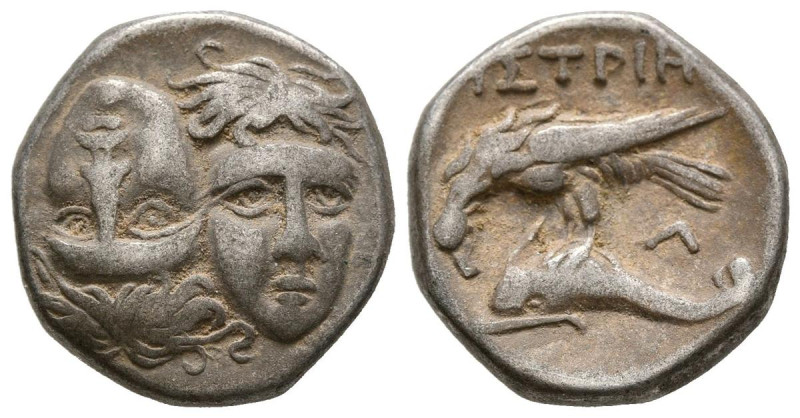 MOESIA, Istros. Dracma. (Ar. 5,44g/17mm). 280-256 a.C. (HGC 3, 1803). Anv: Cabez...