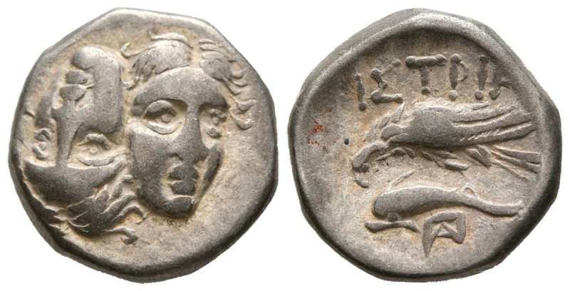 MOESIA, Istros. Dracma. (Ar. 5,64g/17mm). 280-256 a.C. (HGC 3, 1803). Anv: Cabez...