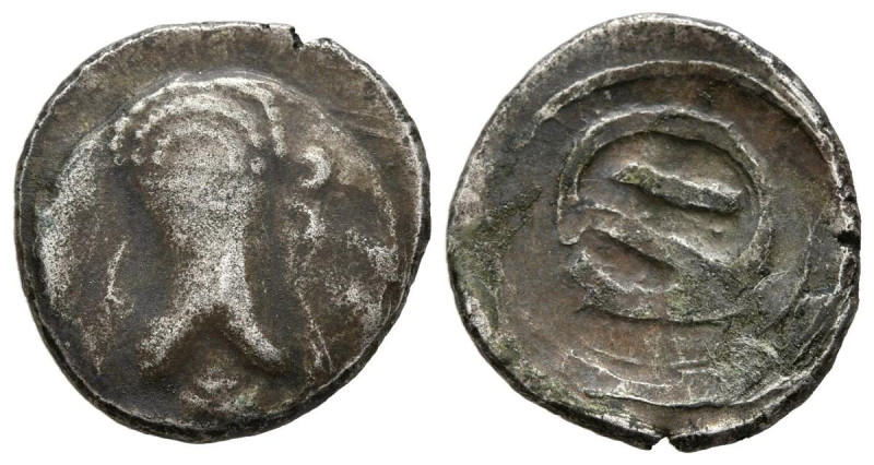 PERSIA, Rey desconocido. Dracma. (Ar. 2,34g/16mm). 30 d.C. (Seaby 5956). Anv: Bu...