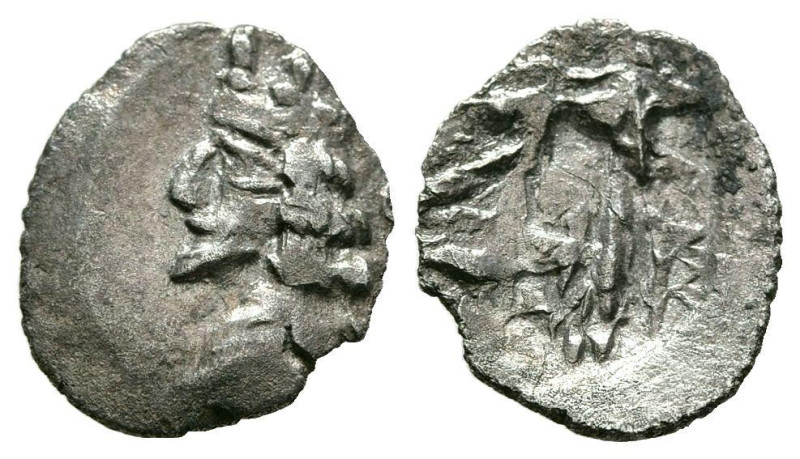 REYES DE PERSIA, Artaxerxes II. Hemidracma. (Ar. 0,45g/12mm). Siglo I a.C. Istak...