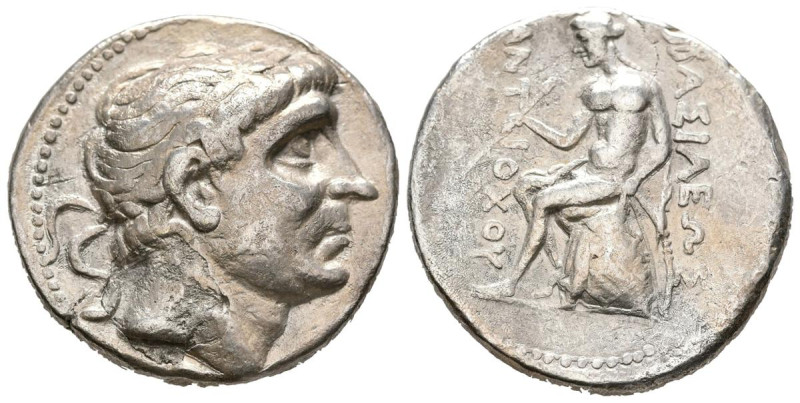 REINO SELEUCIDA, Antiochos II Soter. Tetradracma. (Ar. 16,62g/27mm). 261-246 a.C...