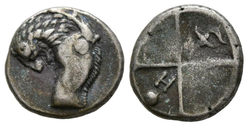TRACIA, Chersonesos. Hemidracma. (Ar. 2,35g/13mm). 386-338 d.C. (HGC 3, 1347; Mc...