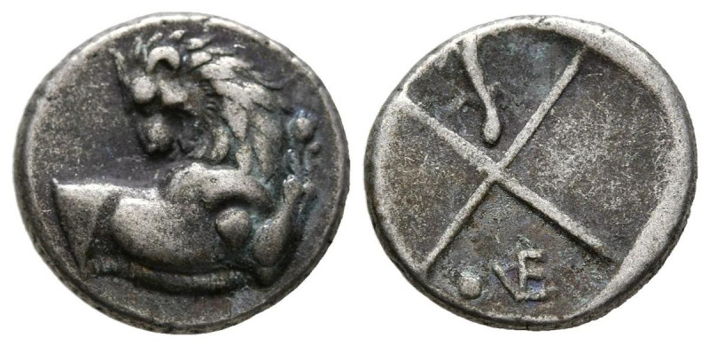 TRACIA, Chersonesos. Hemidracma. (Ar. 2,38g/14mm). 386-338 a.C. (SNG Copenhagen ...