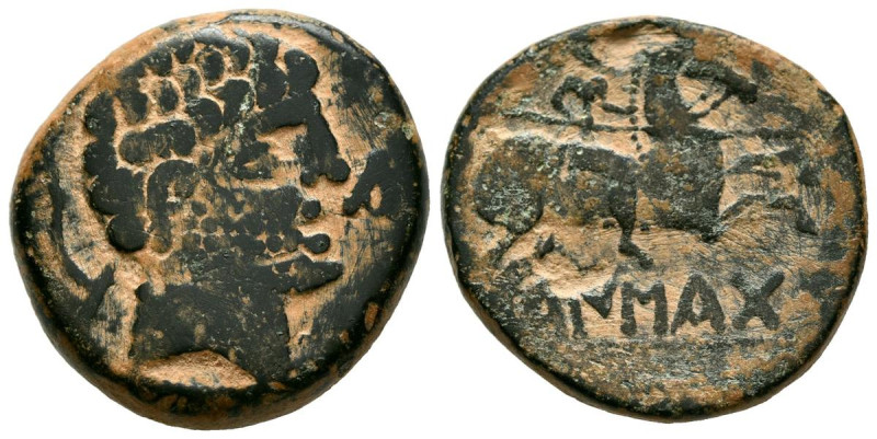 CAISCATA (Cascante, Navarra). As. (Ae. 10,23g/23mm). 120-20 a.C. (FAB-687). Anv:...