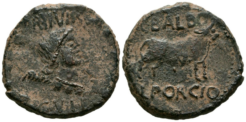 CELSE (Velilla del Ebro, Zaragoza). As. (Ae. 18,03g/31mm). 50-30 a.C. (FAB-800)....