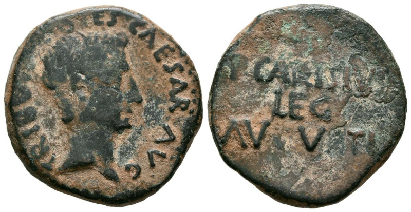 EMERITA AUGUSTA (Mérida, Badajoz). As. (Ae. 11,67g/26mm). 27 a.C. (FAB-986). Anv...
