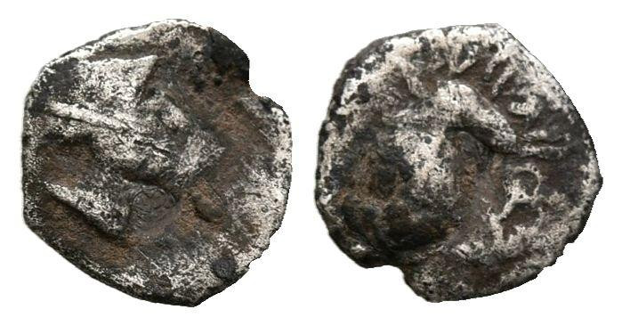 ARSE-SAGUNTO (Sagunto, Valencia). Hemióbolo. (Ar. 0,19g/7mm). 300-200 a.C. (FAB-...