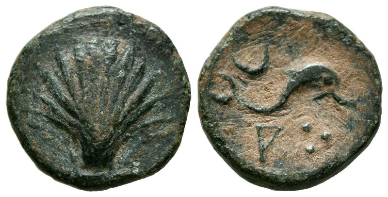 ARSE-SAGUNTO (Sagunto, Valencia). Cuadrante. (Ae. 2,99g/16mm). 170-20 a.C. (FAB-...