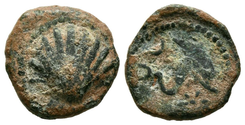 ARSE-SAGUNTO (Sagunto, Valencia). Sextante. (Ae. 1,76g/13mm). 170-20 a.C. (FAB-2...