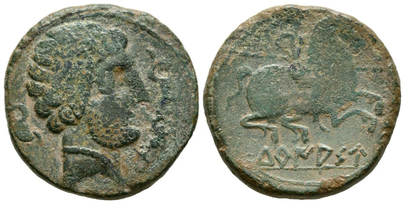 TURIASO (Tarazona, Zaragoza). As. (Ae. 10,25g/26mm). 120-20 a.C. (FAB-2428 var)....