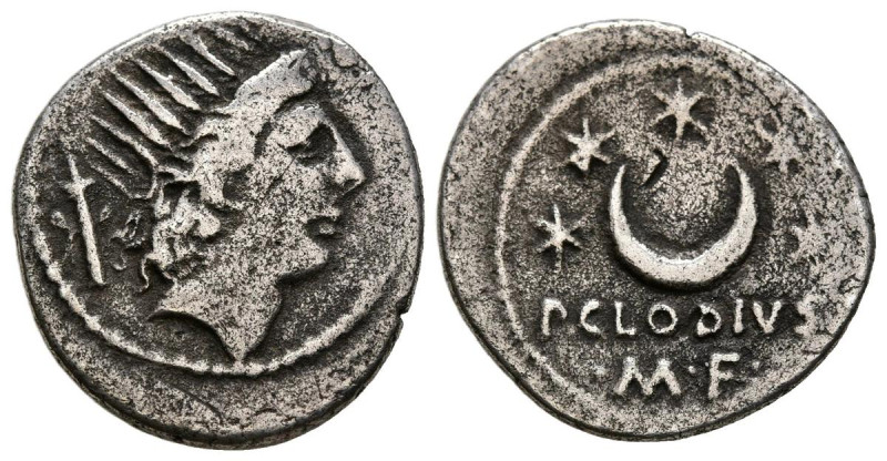 GENS CLAUDIA. Denario. (Ar. 3,24g/19mm). 42 a.C. Roma. (Crawford 494/21; FFC 568...