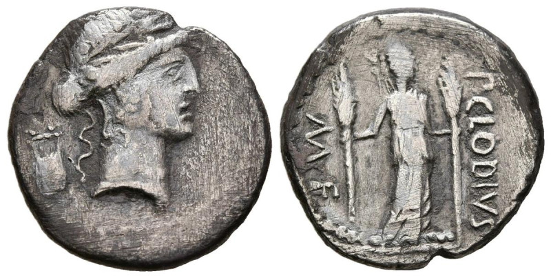 GENS CLAUDIA. Denario. (Ar. 3,18g/18mm). 42 a.C. Roma. (Crawford 494/23; FFC 569...