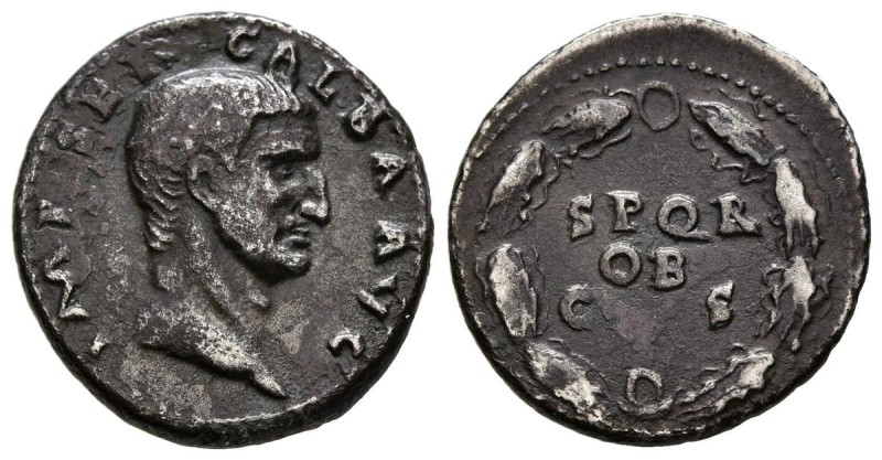 GALBA. Denario. (Ar. 3,08g/18mm). 68-69 d.C. Roma. (RIC 167). Anv: Cabeza de Gal...