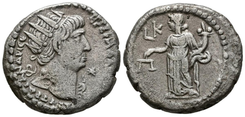 TRAJANO. Tetradracma. (Ar. 12,60g/25mm). 116-117 d.C. Alejandría. (Dattari 655)....