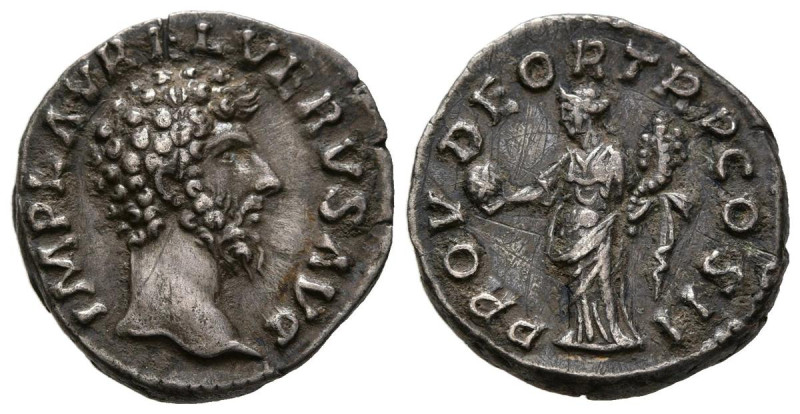 LUCIO VERO. Denario. (Ar. 3,26g/18mm). 161 d.C. Roma. (RIC 463). Anv: Cabeza lau...