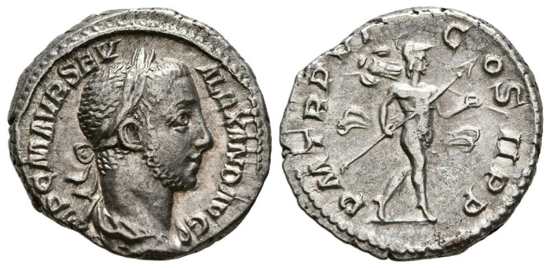 ALEJANDRO SEVERO. Denario. (Ar. 3,25g/19mm). 228 d.C. Roma. (RIC 61). Anv: Busto...