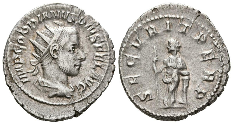 GORDIANO III. Antoniniano (Ar. 3,76g/22mm). 238-244 d.C. Roma. (RIC 151). Anv: b...