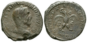 FILIPO I. Tetradracma. (Ve. 9,98g/25mm). 244 d.C. Antioquía. (Prieur 305). Anv: Busto laureado y drapeado de Filipo I a derecha, alrededor leyenda. Re...
