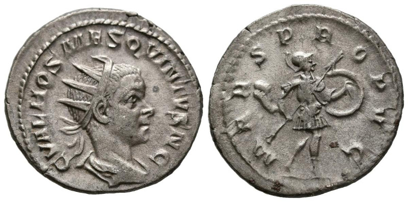 HOSTILIANO. Antoniniano. (Ar. 4,21g/22mm). 250-251 d.C. Roma. (RIC 176a). Anv: B...