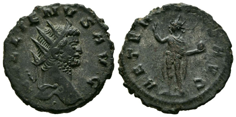 GALIENO. Antoniniano. (Ae. 3,45g/20mm). 260-268 d.C. Roma. (RIC 160). Anv: Cabez...