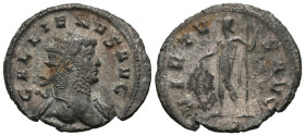 GALIENO. Antoniniano. (Ae. 3,16g/23mm). 260-262 d.C. Roma. (RIC 325 var). Anv: Busto radiado de Galieno a derecha, alrededor leyenda: GALLIENVS AVG. R...
