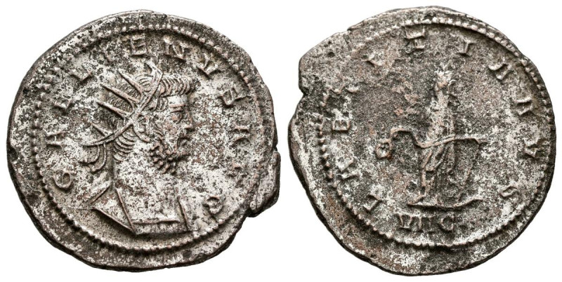 GALIENO. Antoniniano. (Ve. 3,54g/22mm). 266-267 d.C. Antioquía. (RIC 616). Anv: ...