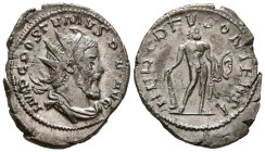 POSTUMO. Antoniniano. (Ar. 4,45g/25mm). 260-261 d.C. Treveri. (RIC 64). Anv: Busto radiado y drapeado de Póstumo a derecha, alrededor leyenda: IMP C P...