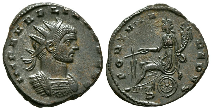 AURELIANO. Antoniniano. (Ae. 3,86g/21mm). 271-272 d.C. Mediolanum. (RIC 128). An...