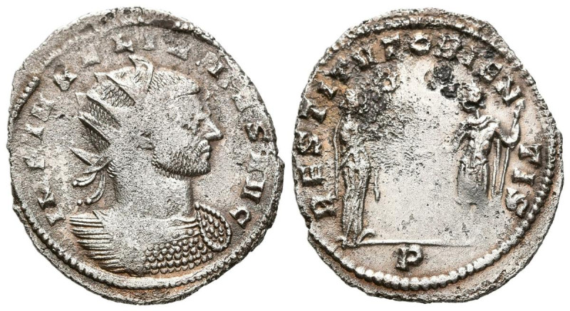 AURELIANO. Antoniniano. (Ar. 3,15g/24mm). 271 d.C. Mediolanum. (RIC 140). Anv: B...