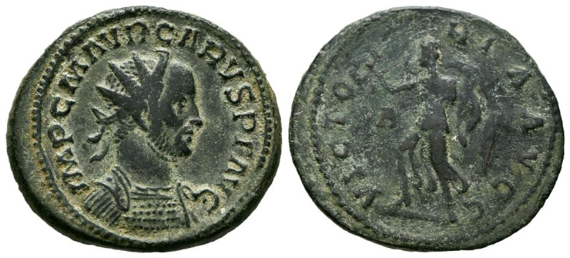 CARO. Antoniniano. (Ae. 5,03g/24mm). 282-283 d.C. Lugdunum. (RIC No cita). Anv: ...
