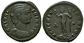 GALERIA VALERIA. Follis. (A. 6,42g/25mm). 309-310 d.C. Cícico. (RIC 58). Anv: Busto diademado y drapeado de Galeria Valeria a derecha, alrededor leyen...