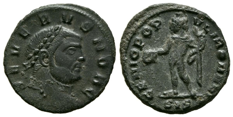 SEVERO II. 1/4 Nummus. (Ae. 2,33g/19mm). 305-306 d.C. Sisicia. (RIC 171a). Anv. ...