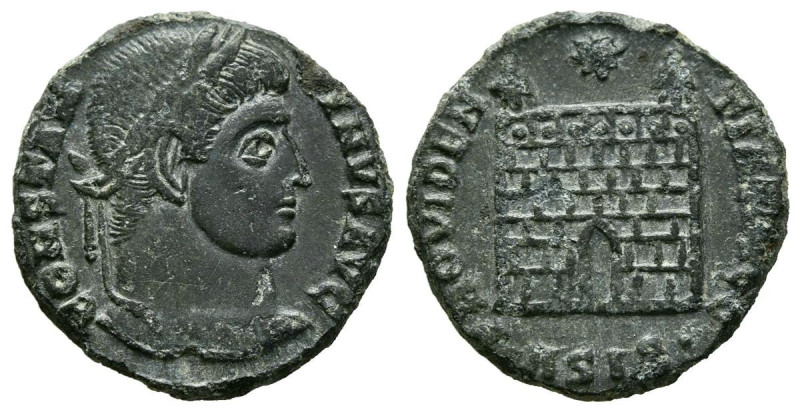 JOVIANO. Follis. (Ae. 2,73g/20mm). 363-364 d.C. Aquileia. (RIC 247). Anv: Busto ...