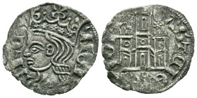 SANCHO IV (1284-1295). Cornado. (Ve. 0,71g/18mm). León. (FAB-299.3). Anv: Busto coronado de Sancho IV a izquierda, alrededor leyenda: SANCII REX. Rev:...