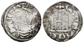 SANCHO IV (1284-1295). Cornado (Ve. 0,83g/18mm). Sevilla. (FAB-301.2). Anv: busto coronado a izquierda, alrededor leyenda: SANCH REX. Rev: castillo co...