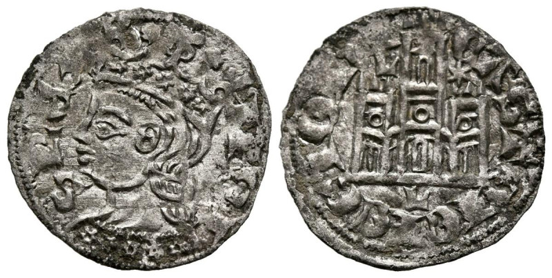 ALFONSO XI (1312-1350). Cornado. (Ve. 0,64g/19mm). León. (FAB-338.1). Anv: Busto...