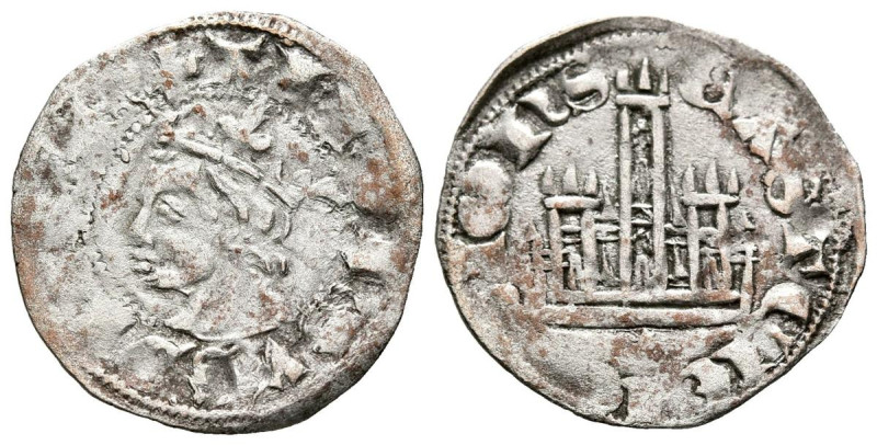 ALFONSO XI (1312-1350). Cornado. (Ve. 0,6g/19mm). Coruña. (FAB-343). Anv: Busto ...