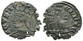 ENRIQUE III (1390-1406). Cornado. (Ve. 0,93g/18mm). Sevilla. (FAB-593). Anv: Cabeza coronada de Enrique III a izquierda dentro de gráfila, alrededor l...