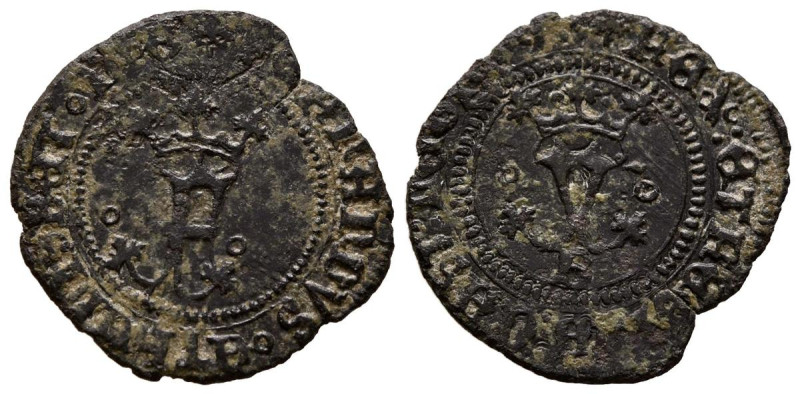 REYES CATOLICOS (1474-1504). Blanca. (Ae. 1,31g/19mm). Burgos. (Cal-2019-7). MBC...