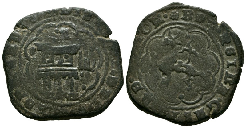 REYES CATÓLICOS (1474-1504). 4 Maravedís (Ve. 7,34g/28mm). S/D. Burgos. (Cal-201...