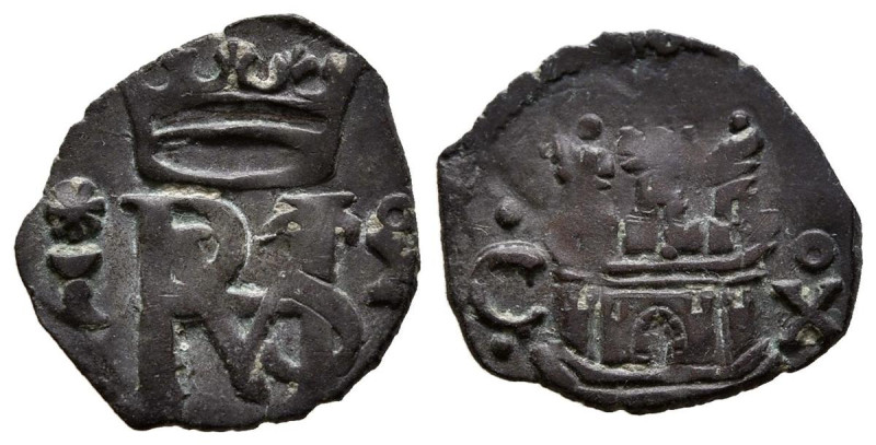 FELIPE II (1556-1598). Blanca. (Ae. 0,68g/15mm). S/D. Cuenca. (Cal-2019-36). MBC...