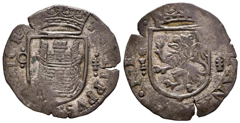 FELIPE II (1556-1598). Cuartillo. (Ve. 2,61g/24mm). S/D. Cuenca. (Cal-2019-80). ...