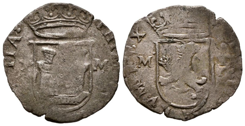 FELIPE II (1556-1598). Cuartillo (Ve. 2,52g/22mm). S/D (Posterior a 1566). Toled...