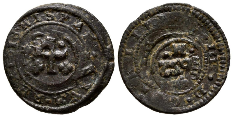 FELIPE III (1598-1621). 2 Maravedís. (Ae. 2,58g/21mm). 1618. Segovia. (Cal-2019-...