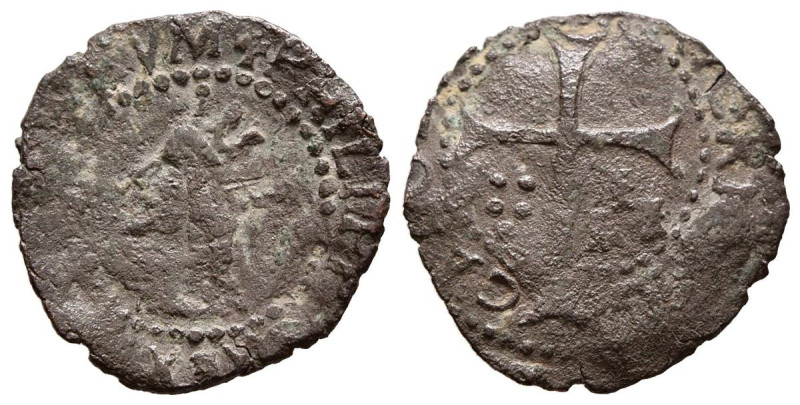 FELIPE IV (1621-1665). Dobler. (Ae. 1,30g/18mm). S/D. Mallorca. (Cal-2019-32). B...